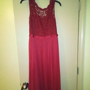 David bridal dress size 8 wore once